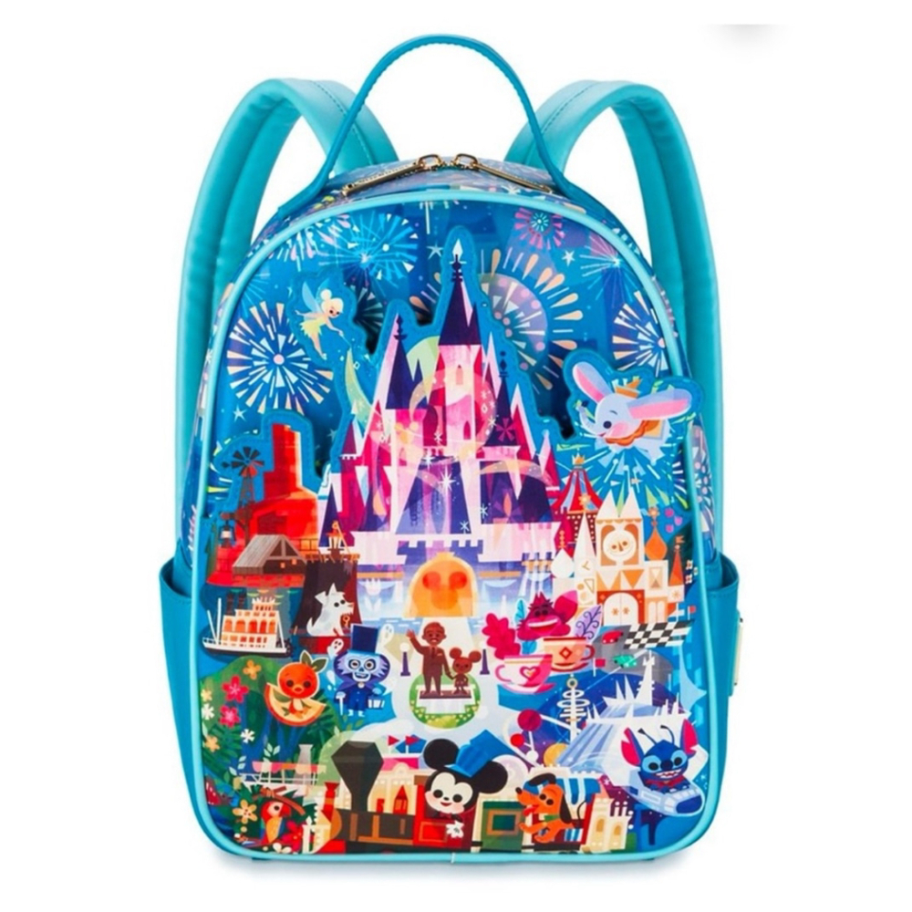NWT - Joey Chou Disney Parks loungefly Mini Backpack Blue